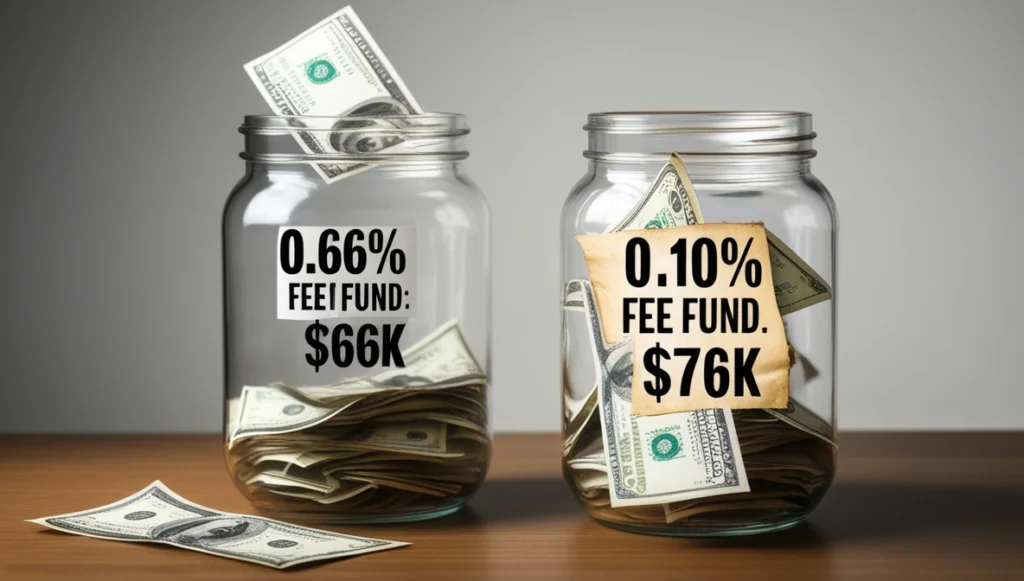 Are Mutual Funds A Good Investment? 5 Brutal Truths & How to Win in 2025 Mutual-fund-cost-comparison-10000-lost-to-high-expense-ratios-over-30-years